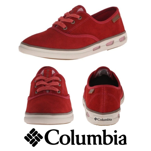 Columbia Athletic Sneakers 10 M Red Tennis Shoes - Picture 2 of 7